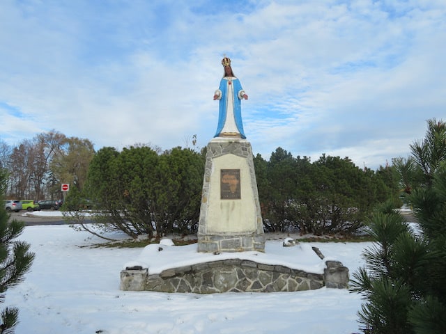 Notre Dame D’Afrique statue restoration